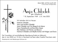 eine Anzeige
