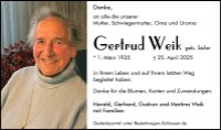 eine Anzeige